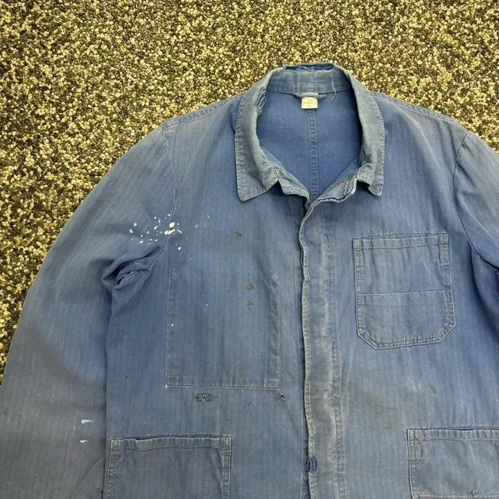 [BUNJANG] Vintage 1960s French Work Jacket XL / [XL] 60s 빈티지 프렌치 워크 자켓
