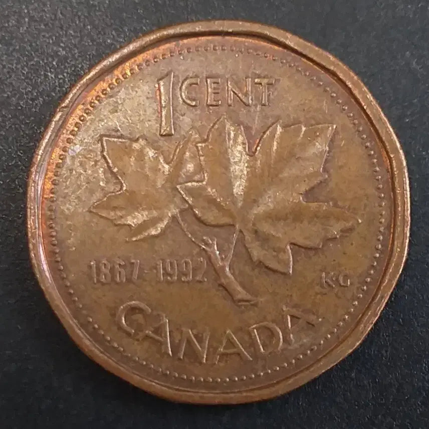 [BUNJANG] Canada 125th Anniversary of Confederation 1 Cent Coin (1992) / 1992년 캐나다 건국 125주년 기념 1센트 동전 w883