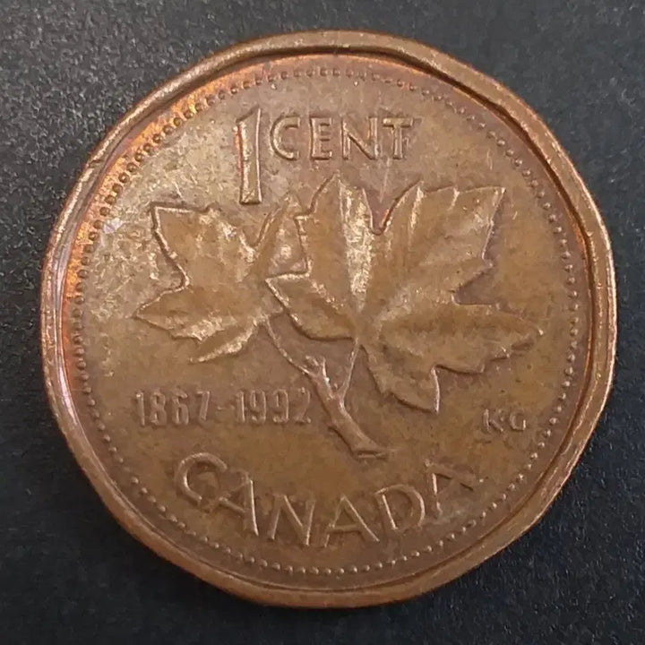 [BUNJANG] Canada 125th Anniversary of Confederation 1 Cent Coin (1992) / 1992년 캐나다 건국 125주년 기념 1센트 동전 w883