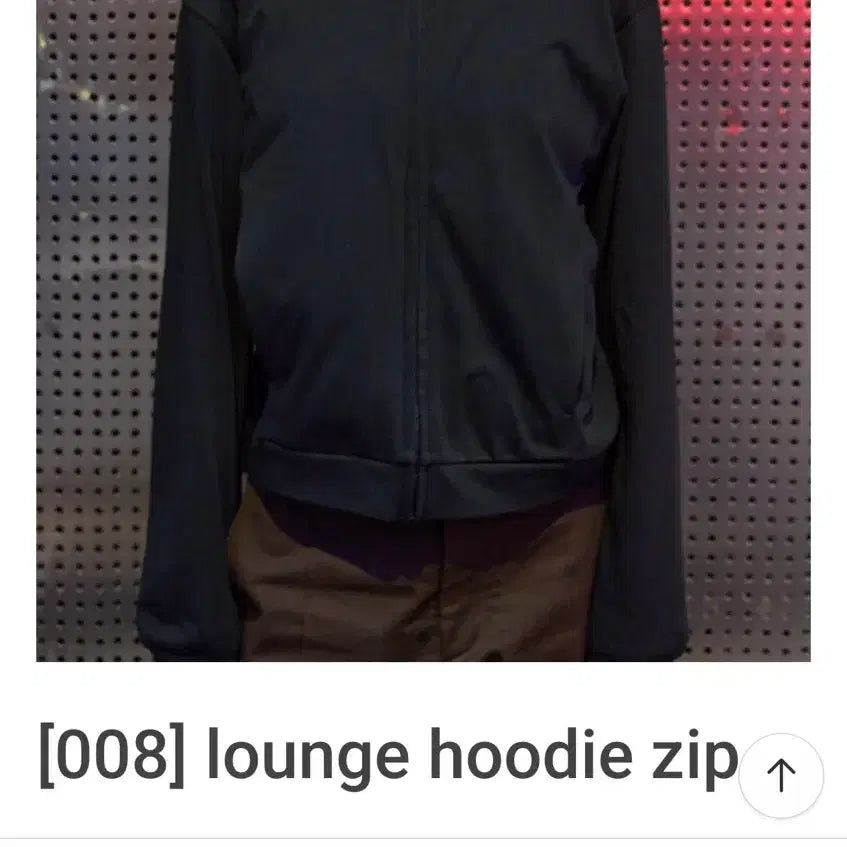 [BUNJANG] MUDL Lounge Hooded Zip-Up Black Size 4 / 머듈 라운지 후드 집업 블랙 4 사이즈
