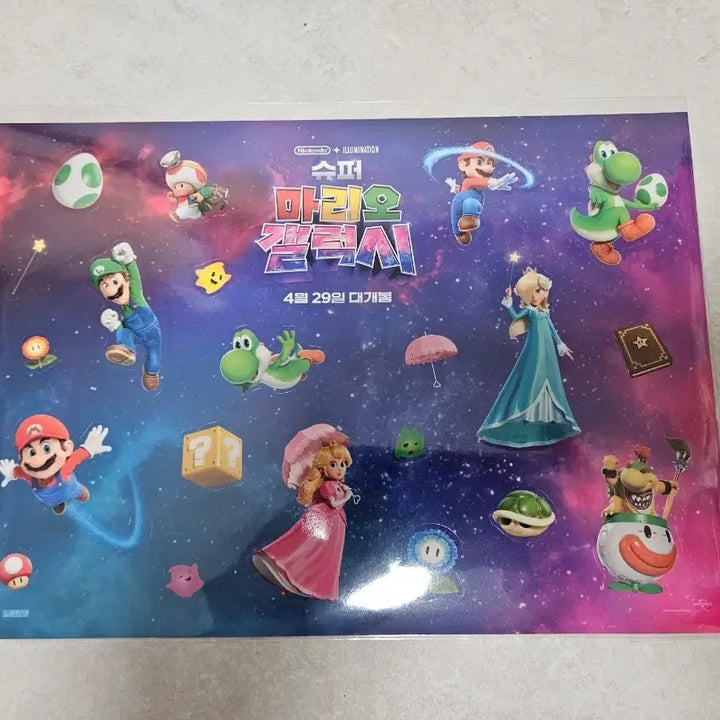 [BUNJANG] Super Mario Galaxy 2nd Week Theater Exclusive Sticker (Sealed) / 슈퍼마리오 갤럭시 2주차 극장특전 스티커 미개봉 새제품 판매합니다