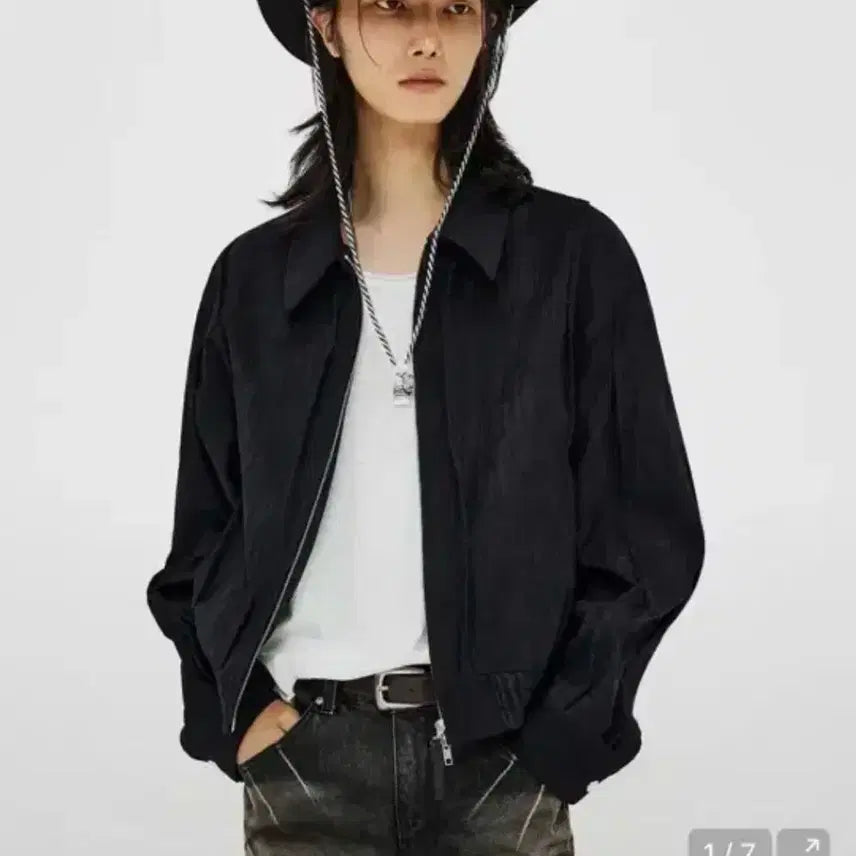 [BUNJANG] Ellumind Dots Blouson Black Size 46 / 엘무드 닷츠 블루종 블랙 46 미착용