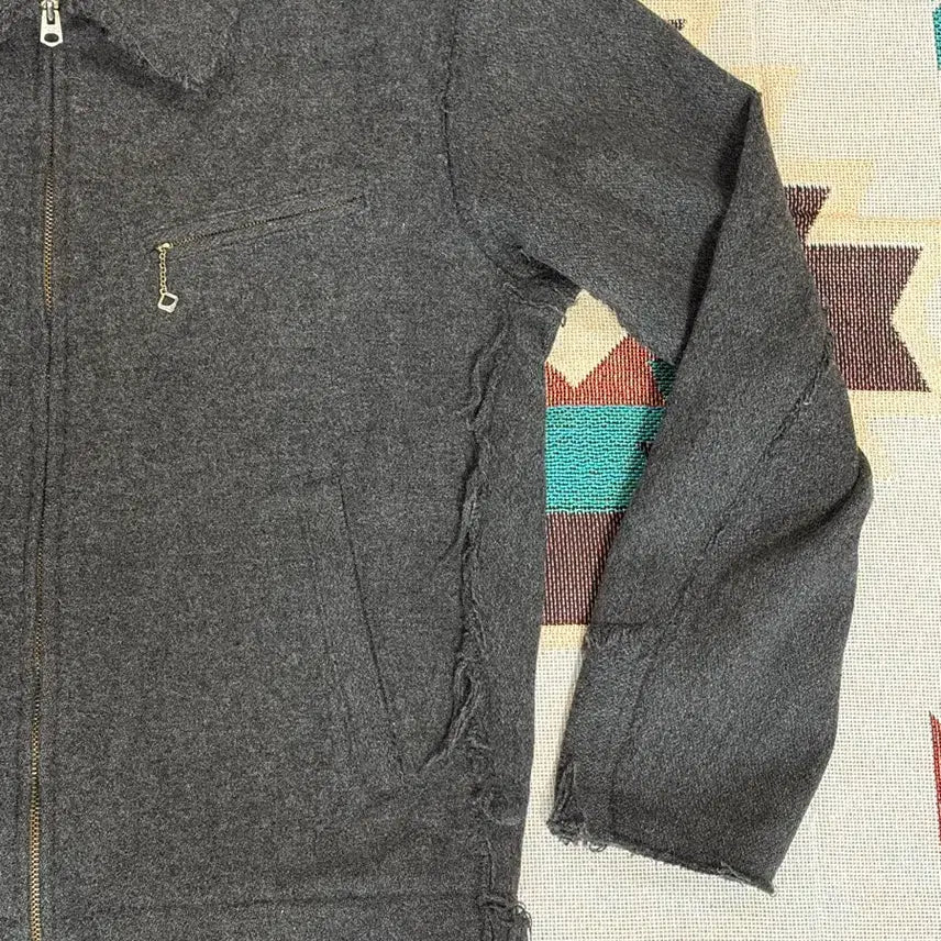 [BUNJANG] Indian Motorcycle Vintage Distressed Wool Sports Jacket / 인디언모터사이클 빈티지가공 울 스포츠자켓