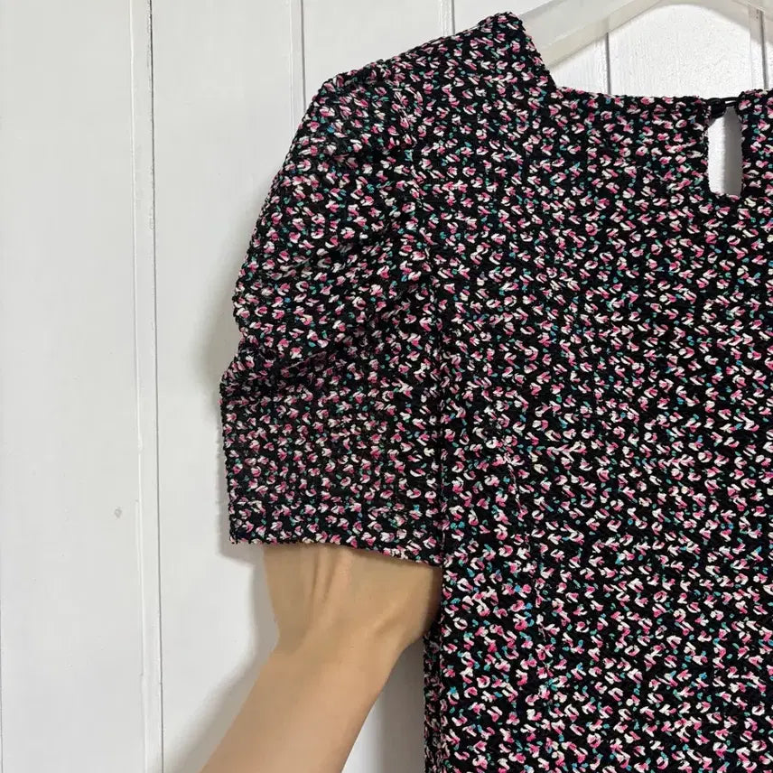 [BUNJANG] Plastic Island Flower Pattern Mini Dress Women&