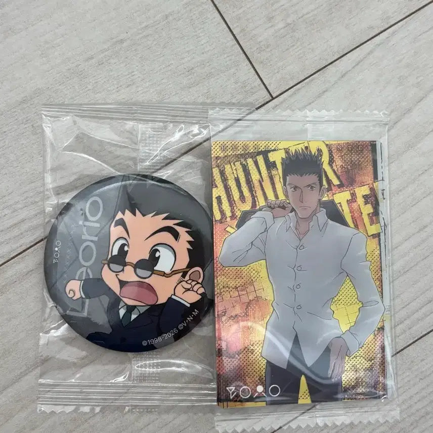 [BUNJANG] Hunter x Hunter Leorio Can Badge Bundle Set / 헌터헌터 레오리오 캔뱃지 이타쟈가 일괄
