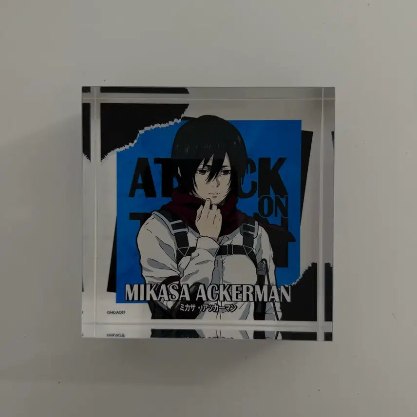 [BUNJANG] Attack on Titan Mikasa Ackerman Acrylic Block / 진격의 거인 미카사 아커만 아크릴 블럭