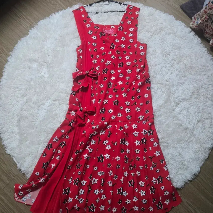 [BUNJANG] Lucky Chouette Pleated Long Dress / 럭키슈에뜨 롱플레에 원피스 38