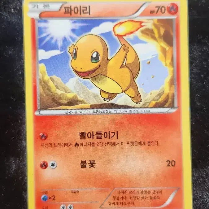 [BUNJANG] Pokemon Charmander Card / 포켓몬 카드 파이리