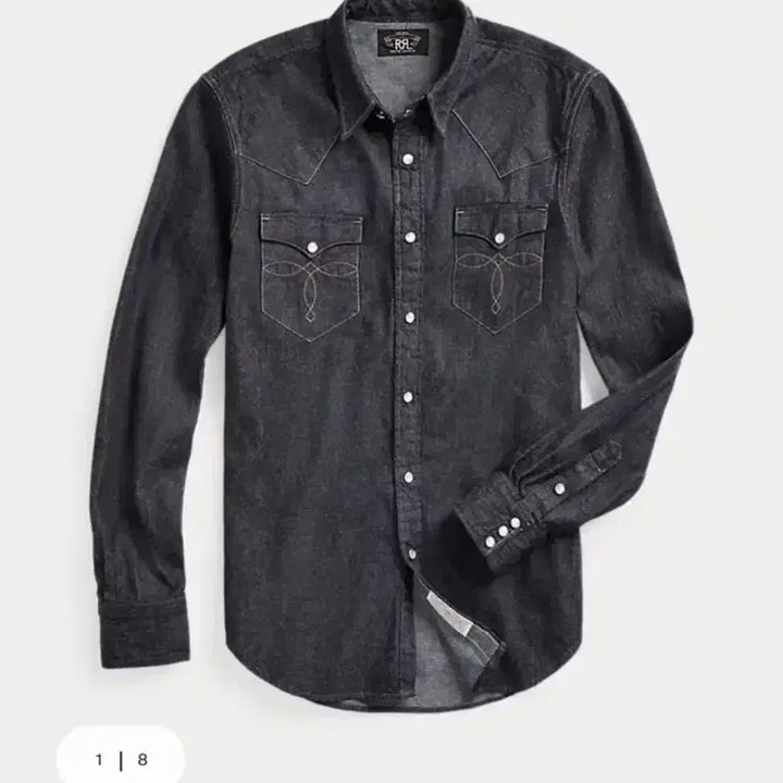 [BUNJANG] RRL Slim Fit Denim Western Shirt XL / RRL 슬림핏 데님 웨스턴 셔츠 XL