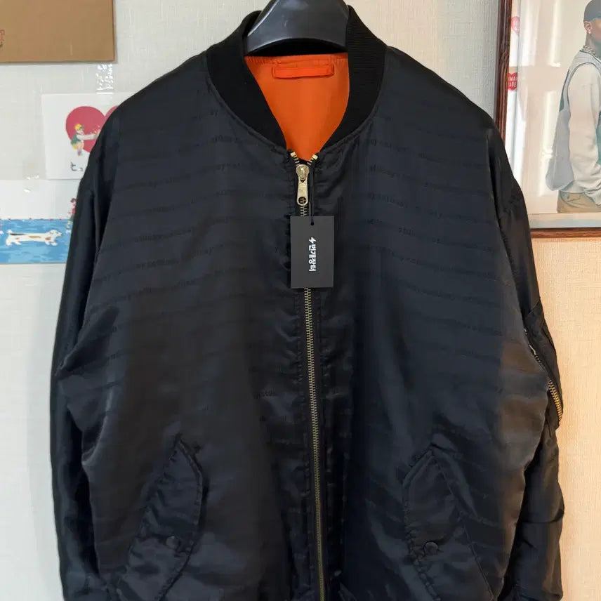 [BUNJANG] Stussy Reversible MA-1 Bomber Jacket (Size S) / (S)스투시 리버서블 MA-1 봄버 자켓