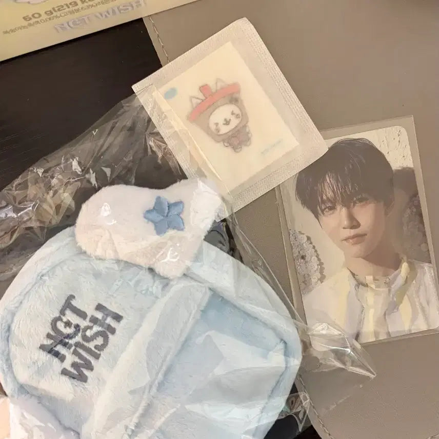 [BUNJANG] Seventeen Joshua Bubble Cat Mini Backpack Keyring / 세븐일레븐 위시 711 기획팩  재희 포카 버블냥 띠부 미니백팩키링