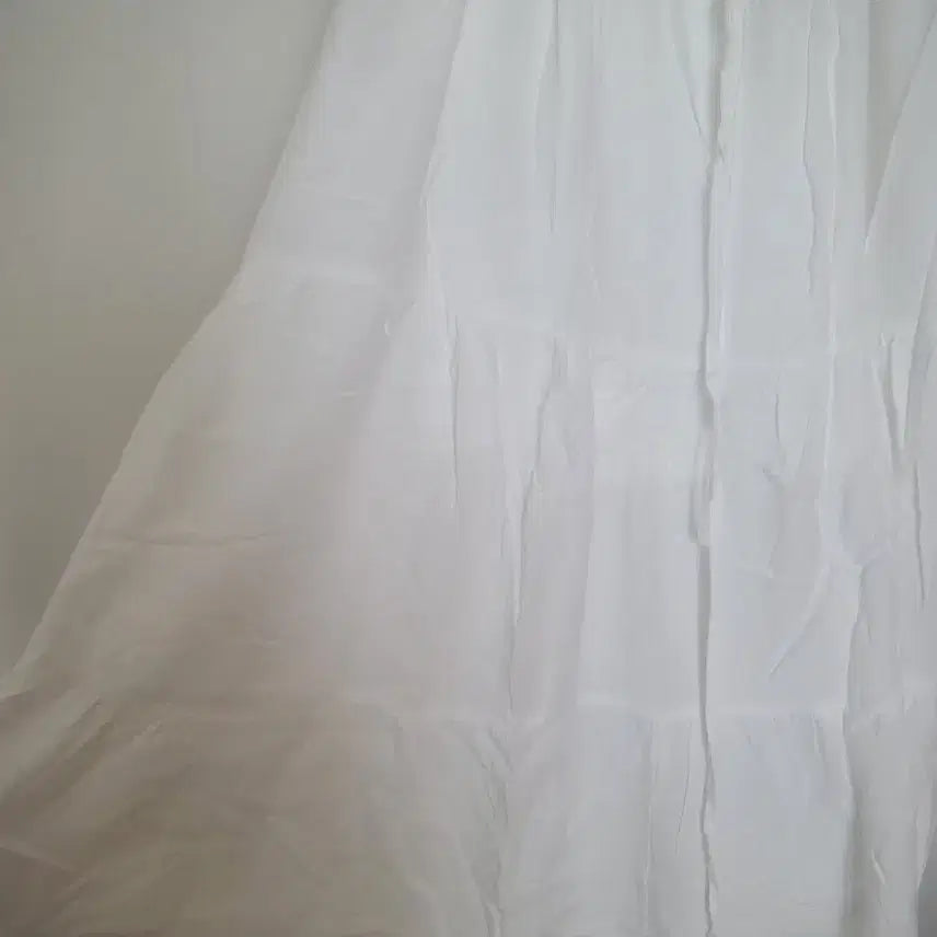 [BUNJANG] Many Many Mode Tiered Maxi Skirt White / 매니매니모드 캉캉스커트 화이트