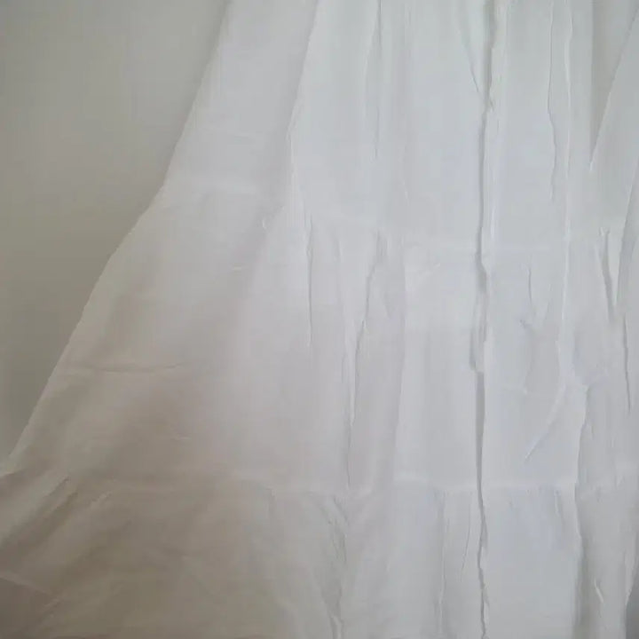 [BUNJANG] Many Many Mode Tiered Maxi Skirt White / 매니매니모드 캉캉스커트 화이트