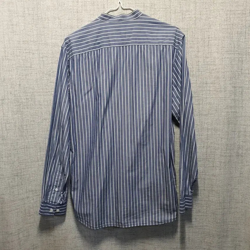 [BUNJANG] Lacoste Regular Fit Striped Long Sleeve Shirt M / 라코스테 레귤러핏 스트라이프 긴팔 셔츠 M