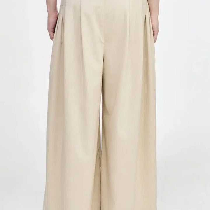 [BUNJANG] Songzio 26SS Edgefold Volume Pants Beige Size 86 / * 송지오 26SS 엣지폴드 볼륨 팬츠 (86) *