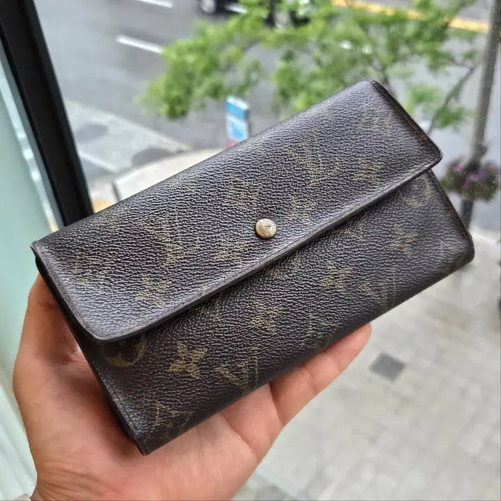 [BUNJANG] Louis Vuitton Monogram Sarah Wallet Long Wallet M61734 / 루이비통 모노그램 사라 월릿 장지갑 M61734 3666
