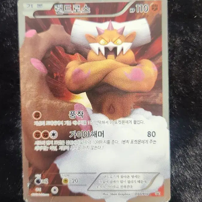 [BUNJANG] Pokemon Landorus Card / 포켓몬 카드 랜드로스