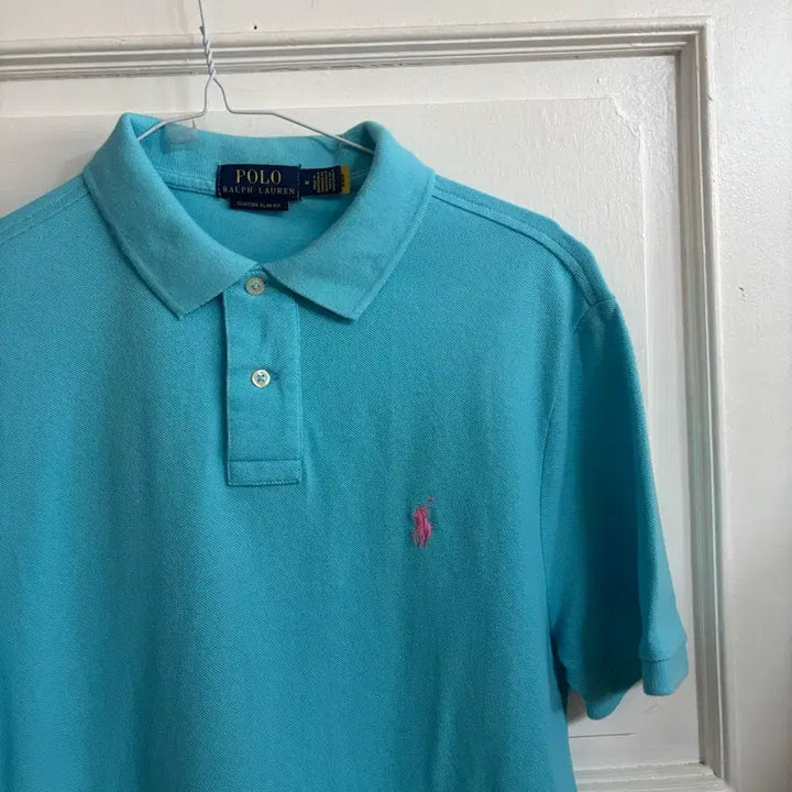 [BUNJANG] Polo Ralph Lauren Custom Slim Fit Polo Shirt M / 폴로 랄프로렌 커스텀 슬림핏 M 폴로셔츠 큐알정품 [택포]