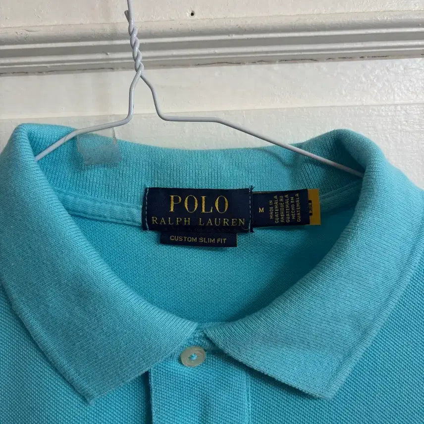 [BUNJANG] Polo Ralph Lauren Custom Slim Fit Polo Shirt M / 폴로 랄프로렌 커스텀 슬림핏 M 폴로셔츠 큐알정품 [택포]