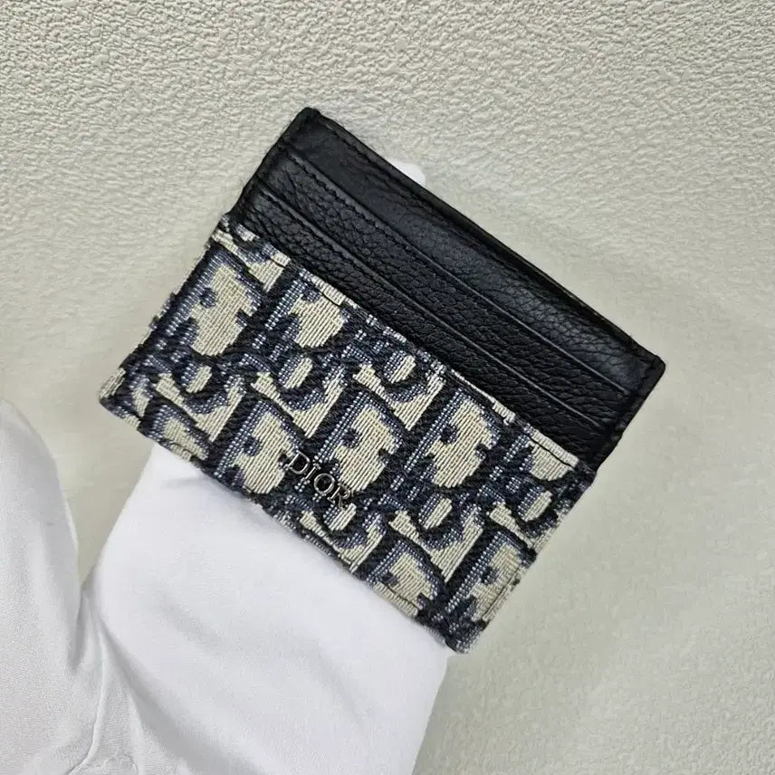 [BUNJANG] Dior Oblique Jacquard Card Holder Beige / [새상품급/S급] 디올 오블리크 자카드 카드지갑 카드홀더 베이지
