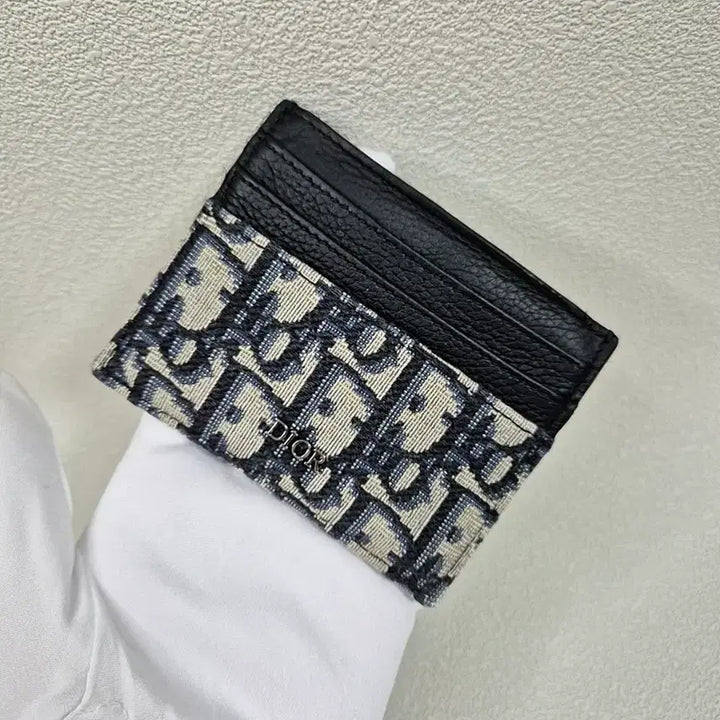 [BUNJANG] Dior Oblique Jacquard Card Holder Beige / [새상품급/S급] 디올 오블리크 자카드 카드지갑 카드홀더 베이지