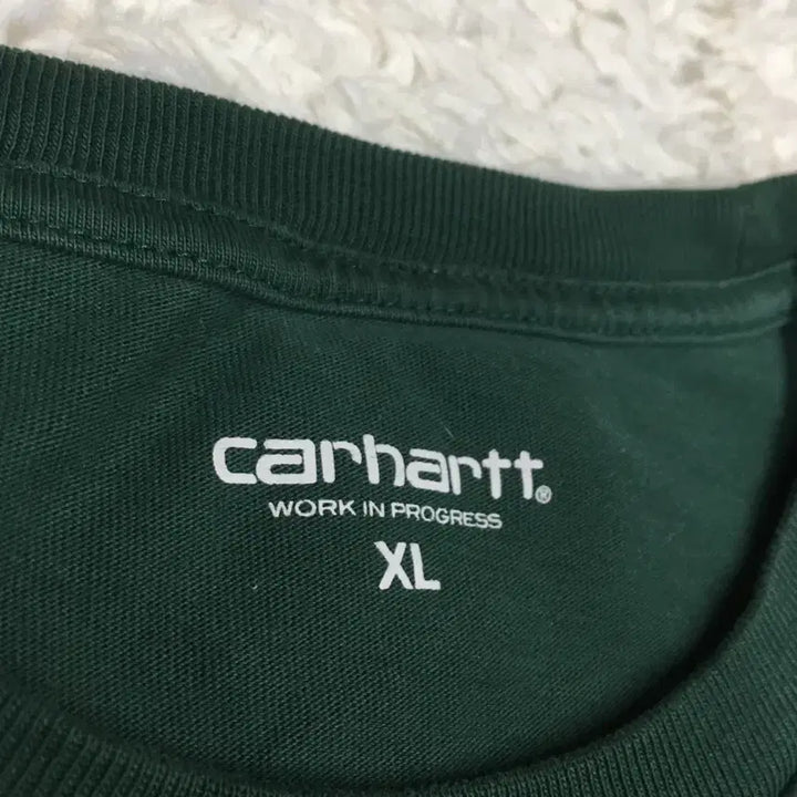 [BUNJANG] Carhartt Small Logo T-Shirt / 칼하트 스몰로고 반팔티 만원샵 EE07