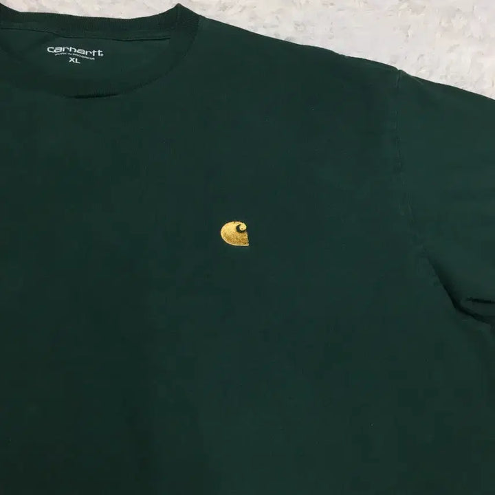 [BUNJANG] Carhartt Small Logo T-Shirt / 칼하트 스몰로고 반팔티 만원샵 EE07