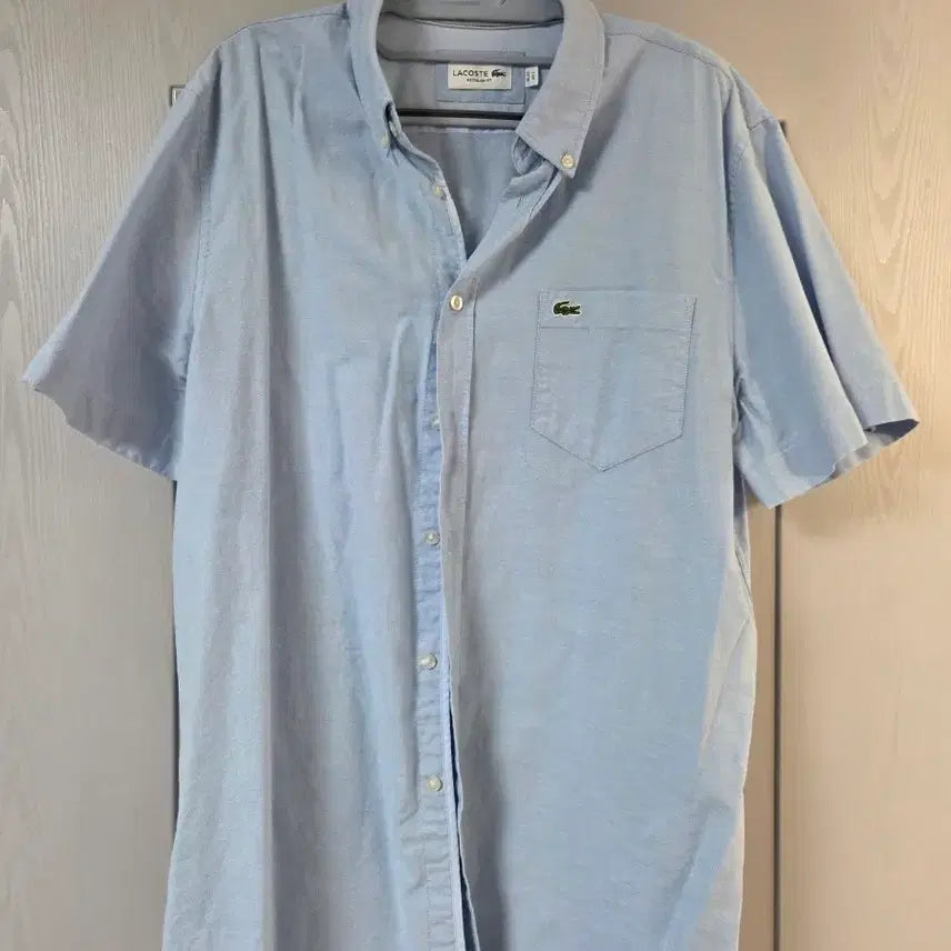 [BUNJANG] Lacoste Regular Fit Short Sleeve Shirt / 라코스테 레귤러핏 반팔
