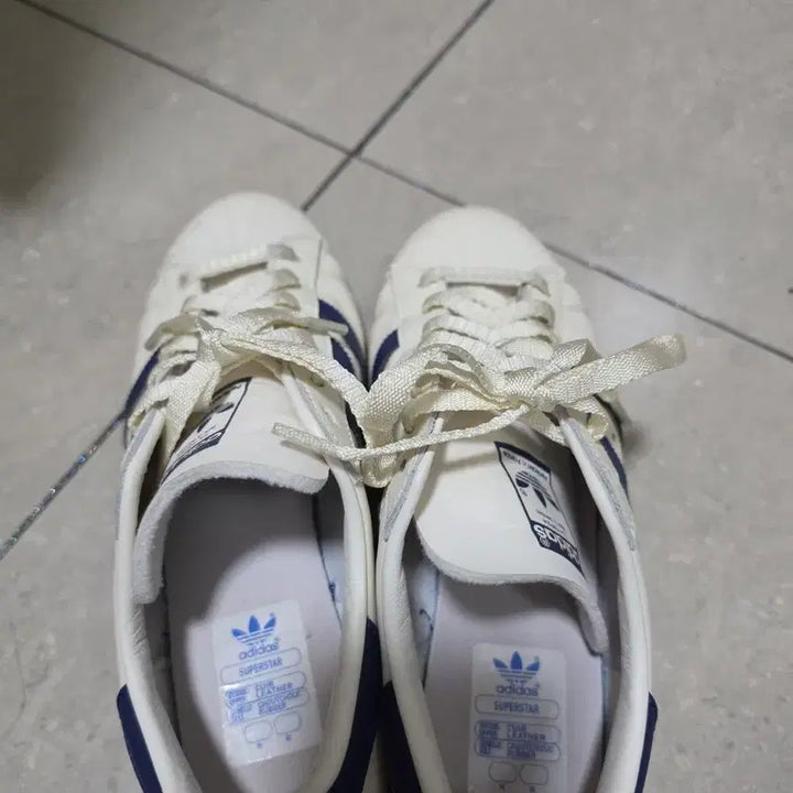 [BUNJANG] Adidas Superstar Sneakers White/Navy / 아디다스 슈퍼스타 흰/남 스니커즈