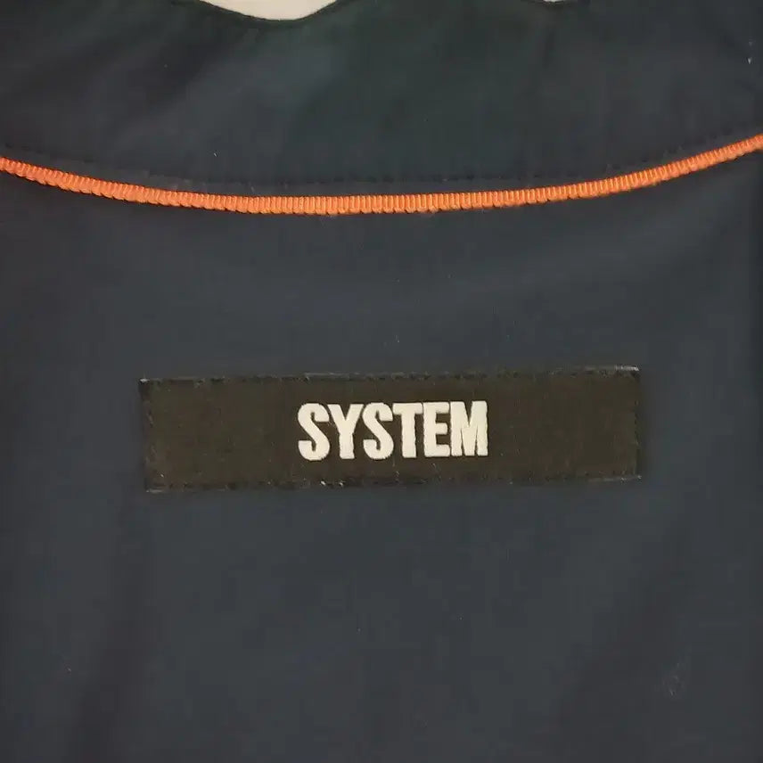 [BUNJANG] System (Handseom) Band Neck Long Sleeve Shirt Navy / 시스템(한섬)밴드넥 네이비긴팔셔츠