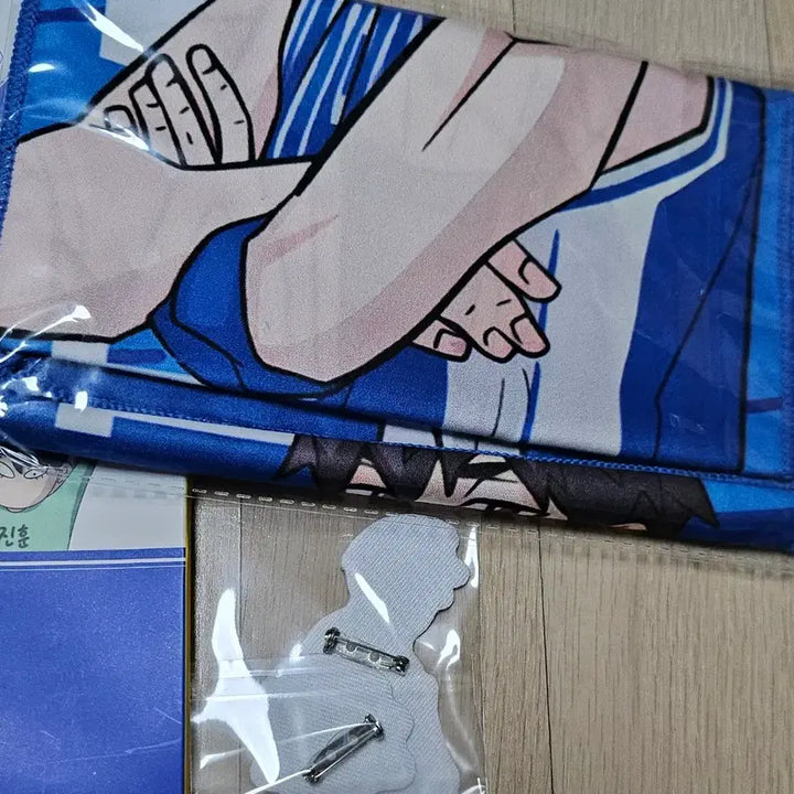 [BUNJANG] Garbage Time Sangho Megacoffee Collaboration Towel Wappen Set / 가비지타임 기상호 메가커피 타월 와펜 세트