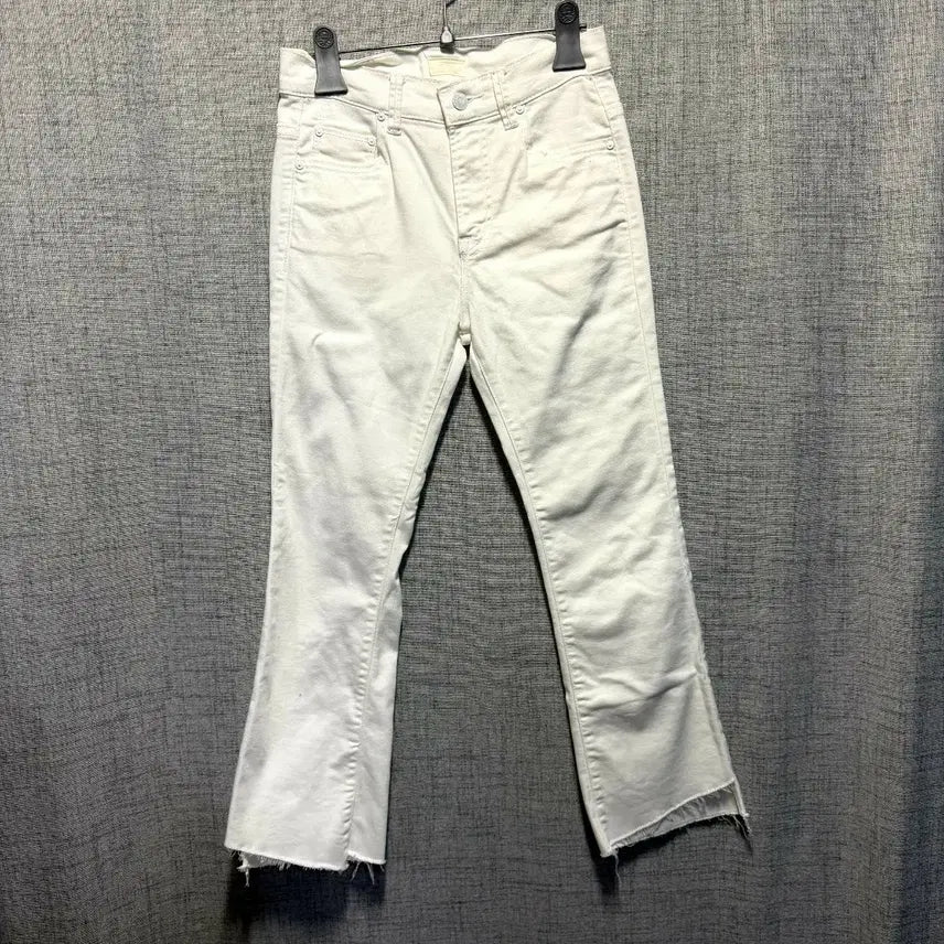[BUNJANG] Motherjean White Bootcut Denim Pants Size 27 / 마더진 화이트 부츠컷 데님 팬츠 27