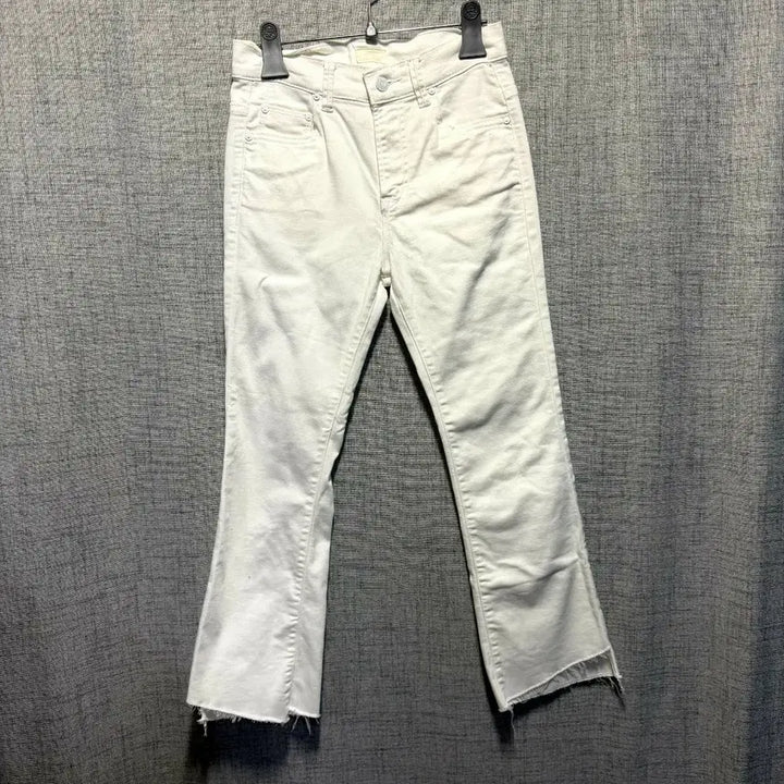 [BUNJANG] Motherjean White Bootcut Denim Pants Size 27 / 마더진 화이트 부츠컷 데님 팬츠 27