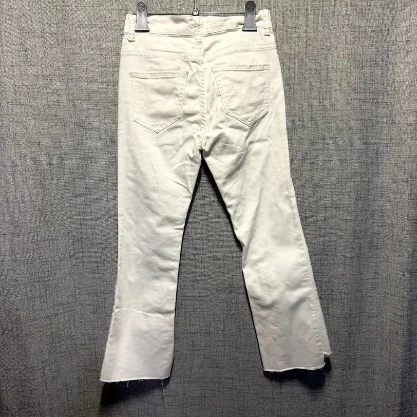 [BUNJANG] Motherjean White Bootcut Denim Pants Size 27 / 마더진 화이트 부츠컷 데님 팬츠 27