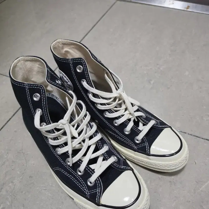 [BUNJANG] Converse Chuck Taylor 70s Black High-Top Sneakers / 컨버스 척테일러 70s 블랙 하이