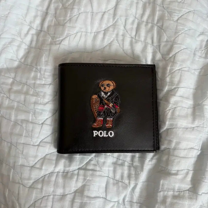 [BUNJANG] Polo Ralph Lauren Black Polobear Bifold Wallet / 폴로 랄프로렌 블랙 폴로베어 반지갑