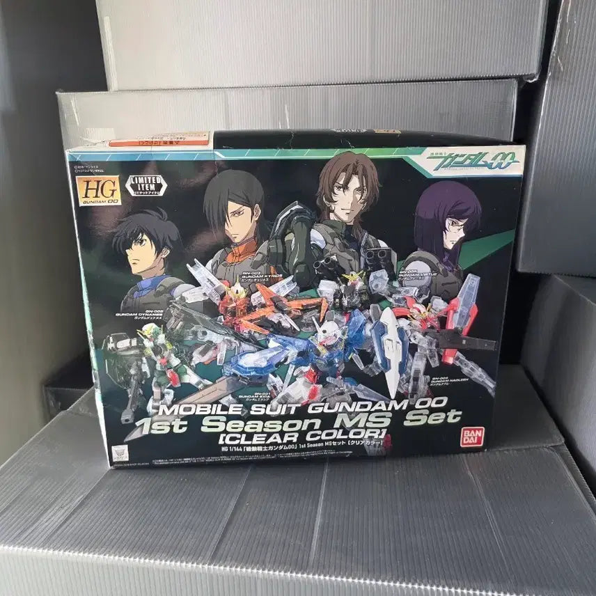 [BUNJANG] HG 00 1st Season Clear Color MS Set (Sealed) / HG 더블오 1st 시즌  클리어 컬러 MS세트 미개봉 판매합니다.