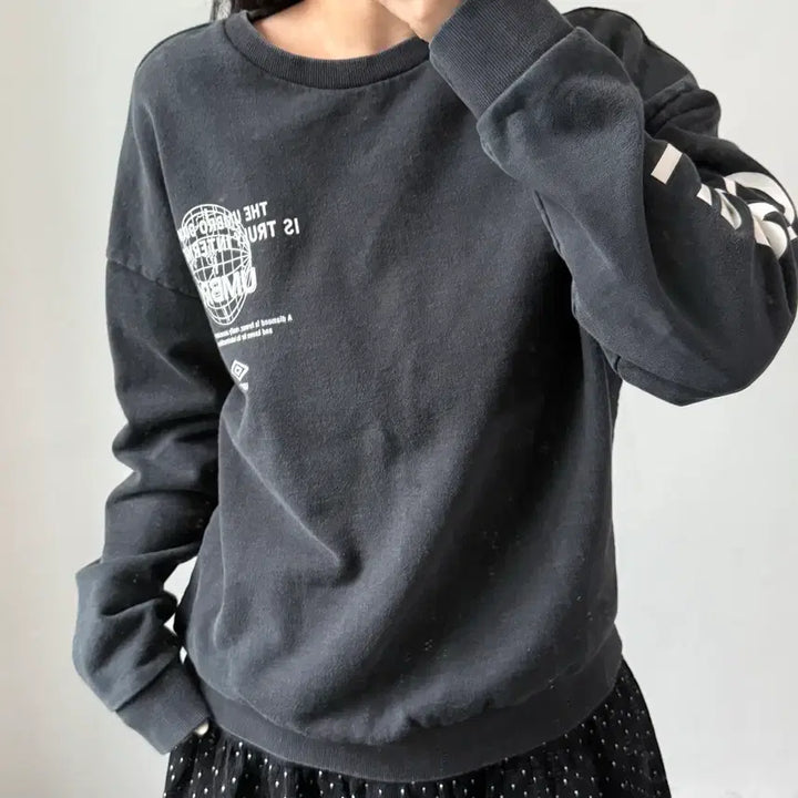 [BUNJANG] Umbro Black Sweatshirt XL / [XL] 엄브로 블랙 맨투맨