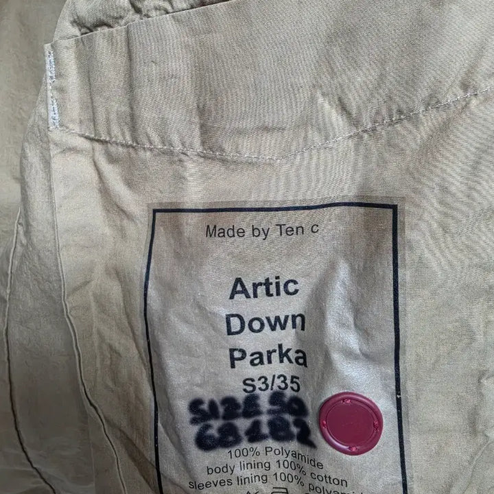 [BUNJANG] Ten-C Arctic Padding Olive / Ten-C (텐씨) Arctic Padding 아틱 패딩 올리브