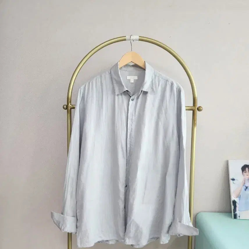 [BUNJANG] COS Linen Shirt Gray / COS 코스 린넨 셔츠  그레이