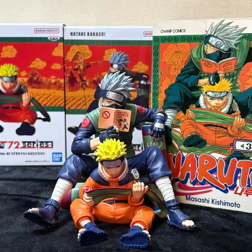 [BUNJANG] Banpresto Naruto 72 Series Vol. 3 Naruto &amp; Kakashi Figure Set (Sealed) / (미개봉)나루토 카카시 피규어 세트 나루토72 반프레스토 3권