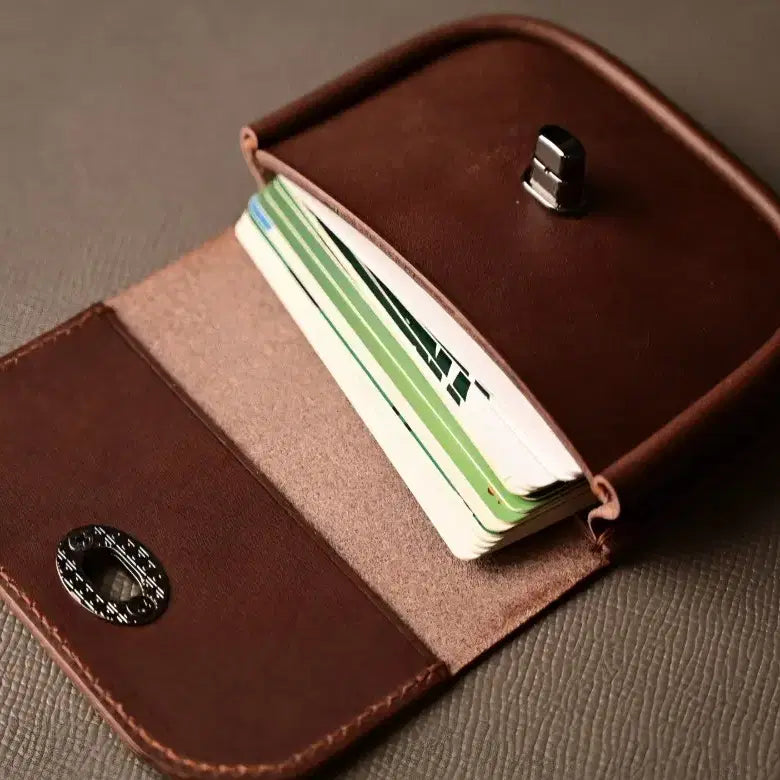 [BUNJANG] Lee Ttari Leather Coin Card Wallet / 이태리가죽 동전 카드지갑