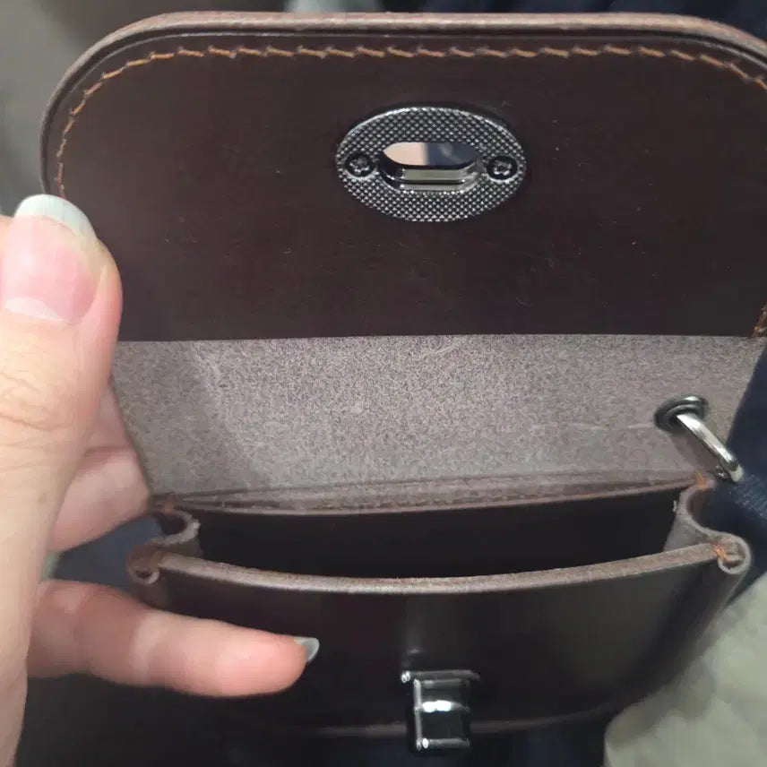 [BUNJANG] Lee Ttari Leather Coin Card Wallet / 이태리가죽 동전 카드지갑
