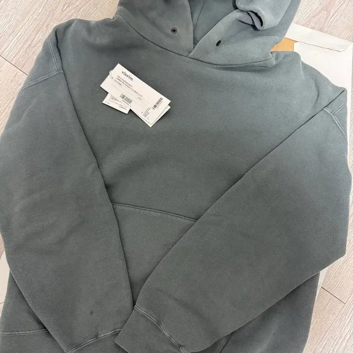 [BUNJANG] Bizbeam Jumbo Pullover Damaged Hoodie (DMGD) / 비즈빔 / 점보 풀오버 데미지드후디 DMGD (p.o) / 2사이즈