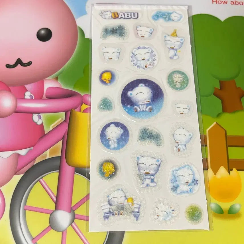 [BUNJANG] Morning Glory Ibis BABU Sticker / 고전문구 모닝글로리 아이비스 바부 스티커