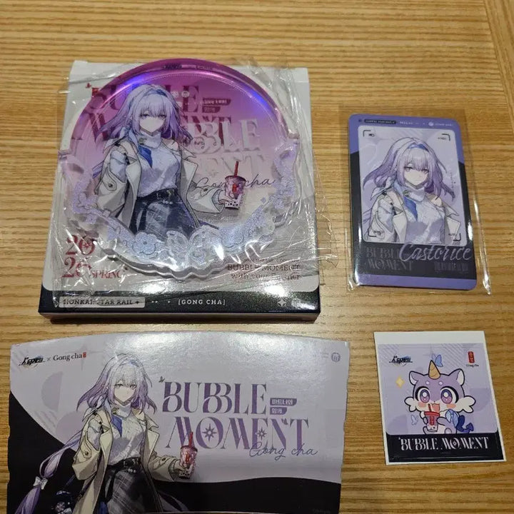 [BUNJANG] Honkai Star Rail Castoris Acrylic Coaster Set / 붕괴 스타레일 공차 카스토리스 아크릴 코스터 굿즈