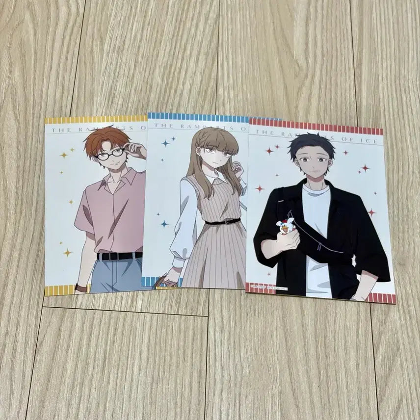 [BUNJANG] Ice Wall Pop-up Koyuki Minato Yota Special Edition Shikishi Bundle Set (3 Types) / 얼음 성벽 팝업 코유키 미나토 요타 특전 색지 일괄 3종 세트 굿즈