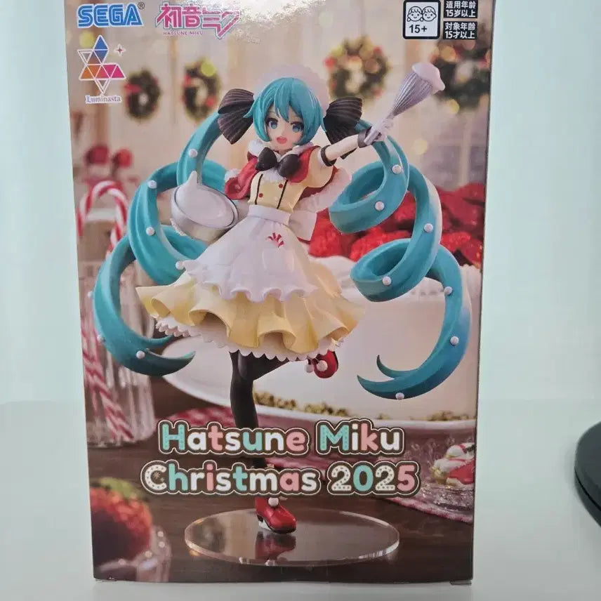 [BUNJANG] Sega Hatsune Miku 2025 Christmas Figure (Opened) / 세가 2025 크리스마스 하츠네 미쿠 피규어