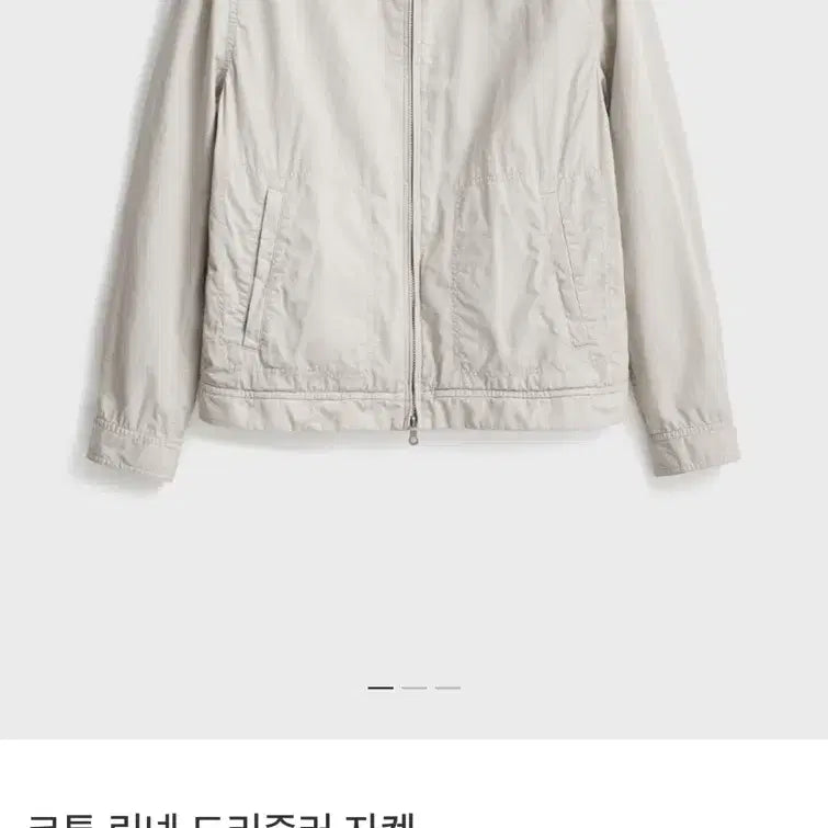[SOLD OUT] 포터리 코튼 린넨 드리즐러 자켓 그레이 2