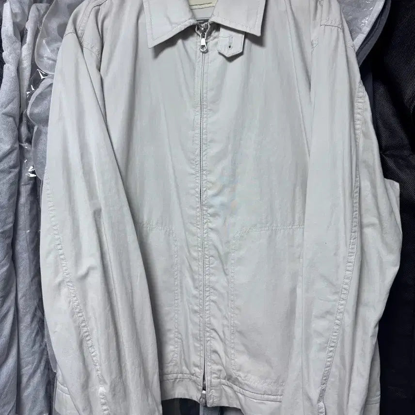 [SOLD OUT] 포터리 코튼 린넨 드리즐러 자켓 그레이 2